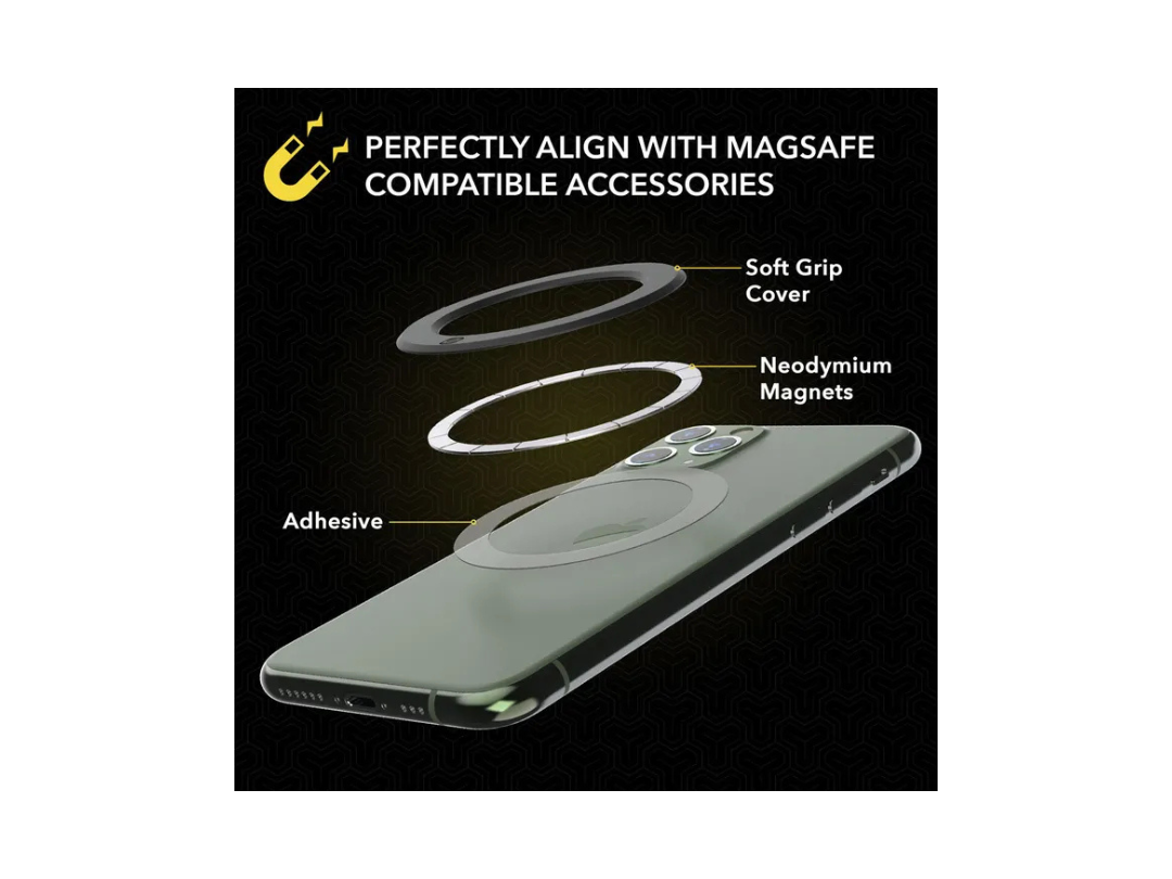 SCOSCHE MagicRing® Kit – MagSafe Compatible for iPhone & Android SCOSCHE MagicRing® Kit – MagSafe Compatible for iPhone & Android